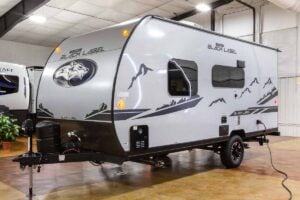 2024 Forest River Cherokee Wolf Pup Black Label 16FQBL Couples Camper Exterior Image