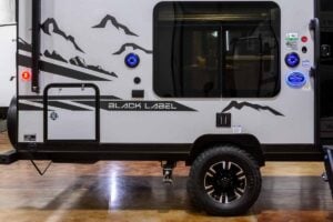 2024 Forest River Cherokee Wolf Pup Black Label 16FQBL Couples Camper Exterior Image