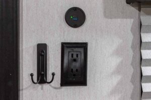 2024 Forest River Cherokee Wolf Pup Black Label 16FQBL Couples Camper Interior Image