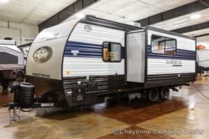 2026 Forest River Cherokee Grey Wolf 22CE Couples Travel Trailer Exterior Image
