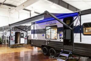 2026 Forest River Cherokee Grey Wolf 22CE Couples Travel Trailer Exterior Image