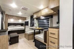 2026 Forest River Cherokee Grey Wolf 22CE Couples Travel Trailer Interior Image