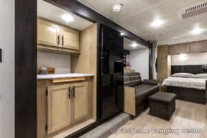 2026 Forest River Cherokee Grey Wolf 22CE Couples Travel Trailer Interior Image