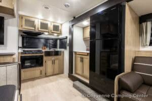 2026 Forest River Cherokee Grey Wolf 22CE Couples Travel Trailer Interior Image