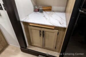 2026 Forest River Cherokee Grey Wolf 22CE Couples Travel Trailer Interior Image