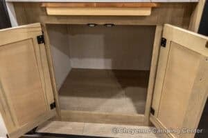 2026 Forest River Cherokee Grey Wolf 22CE Couples Travel Trailer Interior Image