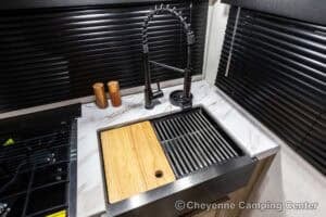 2026 Forest River Cherokee Grey Wolf 22CE Couples Travel Trailer Interior Image