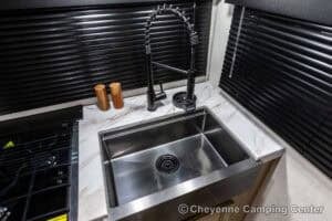 2026 Forest River Cherokee Grey Wolf 22CE Couples Travel Trailer Interior Image