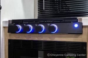 2026 Forest River Cherokee Grey Wolf 22CE Couples Travel Trailer Interior Image