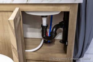 2026 Forest River Cherokee Grey Wolf 22CE Couples Travel Trailer Interior Image