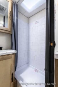 2026 Forest River Cherokee Grey Wolf 22CE Couples Travel Trailer Interior Image