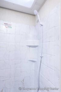 2026 Forest River Cherokee Grey Wolf 22CE Couples Travel Trailer Interior Image