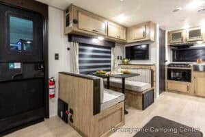 2026 Forest River Cherokee Grey Wolf 22CE Couples Travel Trailer Interior Image