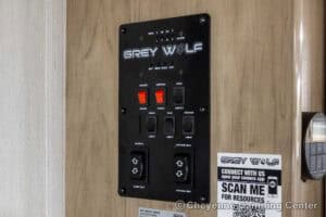 2026 Forest River Cherokee Grey Wolf 22CE Couples Travel Trailer Interior Image