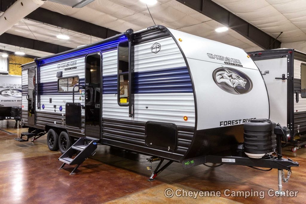 2023 Forest River No Boundaries 19.3 Bunkhouse Travel Trailer Enterior Image