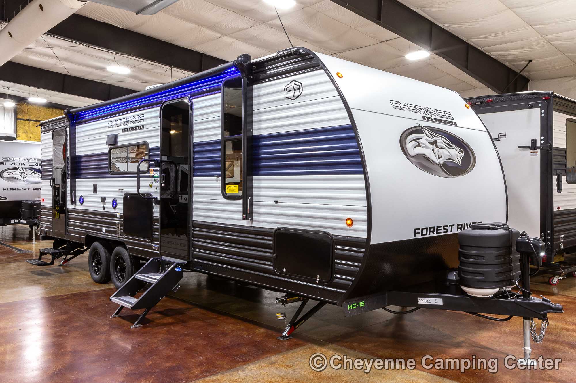 2025 Forest River Cherokee Grey Wolf 23DBH Bunkhouse Travel Trailer Enterior Image