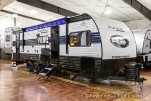 2026 Forest River Cherokee Grey Wolf 26DBH Bunkhouse Travel Trailer Exterior Image