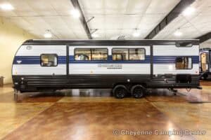 2026 Forest River Cherokee Grey Wolf 26DBH Bunkhouse Travel Trailer Exterior Image