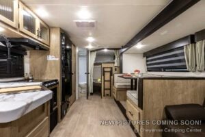 2027 Forest River Cherokee Grey Wolf 26DBH Bunkhouse Travel Trailer Interior Image