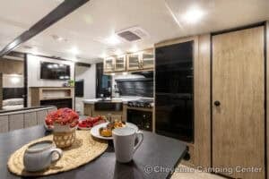 2026 Forest River Cherokee Grey Wolf 26DBH Bunkhouse Travel Trailer Interior Image