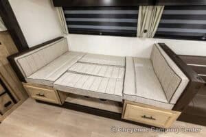 2026 Forest River Cherokee Grey Wolf 26DBH Bunkhouse Travel Trailer Interior Image