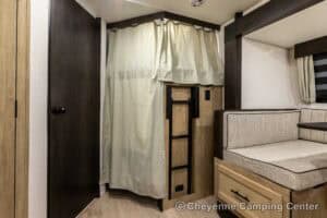 2026 Forest River Cherokee Grey Wolf 26DBH Bunkhouse Travel Trailer Interior Image