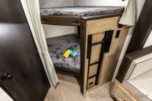 2026 Forest River Cherokee Grey Wolf 26DBH Bunkhouse Travel Trailer Interior Image