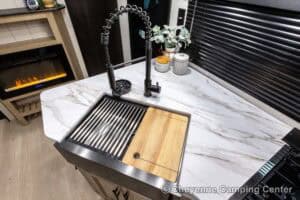 2026 Forest River Cherokee Grey Wolf 26DBH Bunkhouse Travel Trailer Interior Image