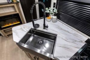 2026 Forest River Cherokee Grey Wolf 26DBH Bunkhouse Travel Trailer Interior Image