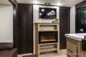 2026 Forest River Cherokee Grey Wolf 26DBH Bunkhouse Travel Trailer Interior Image
