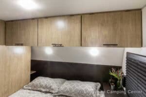 2026 Forest River Cherokee Grey Wolf 26DBH Bunkhouse Travel Trailer Interior Image