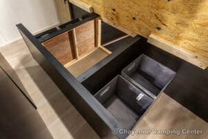 2026 Forest River Cherokee Grey Wolf 26DBH Bunkhouse Travel Trailer Interior Image