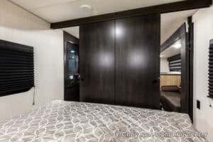 2026 Forest River Cherokee Grey Wolf 26DBH Bunkhouse Travel Trailer Interior Image