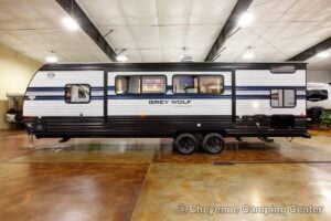 2027 Forest River Cherokee Grey Wolf 26DBH Bunkhouse Travel Trailer Exterior Image