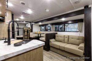 2027 Forest River Cherokee Grey Wolf 26DBH Bunkhouse Travel Trailer Interior Image