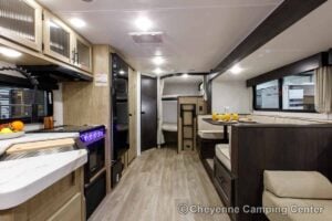 2027 Forest River Cherokee Grey Wolf 26DBH Bunkhouse Travel Trailer Interior Image