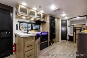 2027 Forest River Cherokee Grey Wolf 26DBH Bunkhouse Travel Trailer Interior Image