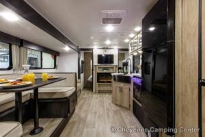 2027 Forest River Cherokee Grey Wolf 26DBH Bunkhouse Travel Trailer Interior Image
