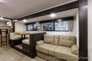 2027 Forest River Cherokee Grey Wolf 26DBH Bunkhouse Travel Trailer Interior Image