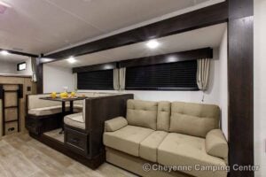 2027 Forest River Cherokee Grey Wolf 26DBH Bunkhouse Travel Trailer Interior Image