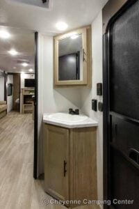 2027 Forest River Cherokee Grey Wolf 26DBH Bunkhouse Travel Trailer Interior Image