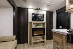 2027 Forest River Cherokee Grey Wolf 26DBH Bunkhouse Travel Trailer Interior Image