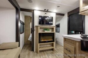 2027 Forest River Cherokee Grey Wolf 26DBH Bunkhouse Travel Trailer Interior Image