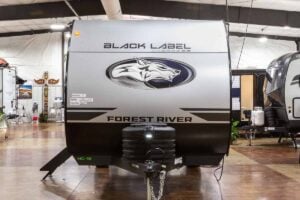 2027 Forest River Cherokee Grey Wolf Black Label 18RRBL Toy Hauler Exterior Image
