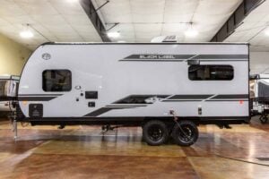 2027 Forest River Cherokee Grey Wolf Black Label 18RRBL Toy Hauler Exterior Image