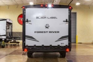 2027 Forest River Cherokee Grey Wolf Black Label 18RRBL Toy Hauler Exterior Image
