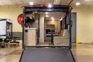 2027 Forest River Cherokee Grey Wolf Black Label 18RRBL Toy Hauler Exterior Image