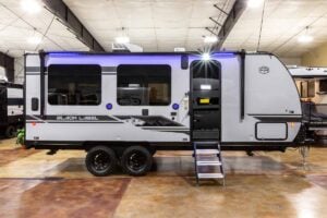 2027 Forest River Cherokee Grey Wolf Black Label 18RRBL Toy Hauler Exterior Image