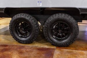 2027 Forest River Cherokee Grey Wolf Black Label 18RRBL Toy Hauler Exterior Image