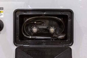 2027 Forest River Cherokee Grey Wolf Black Label 18RRBL Toy Hauler Exterior Image